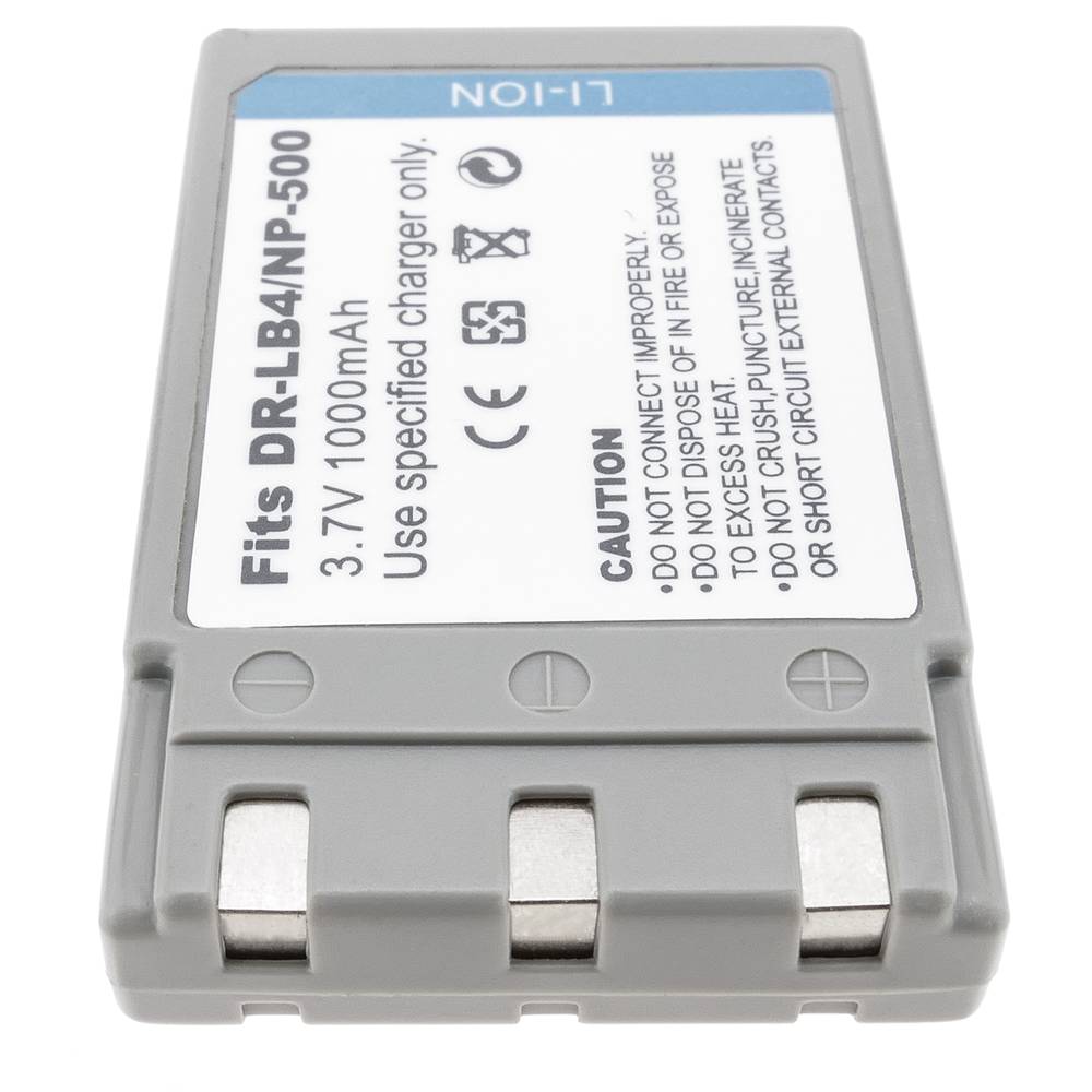 Compatible with Minolta Konika Olympus NP-500 NP-600 DR-LB4 battery