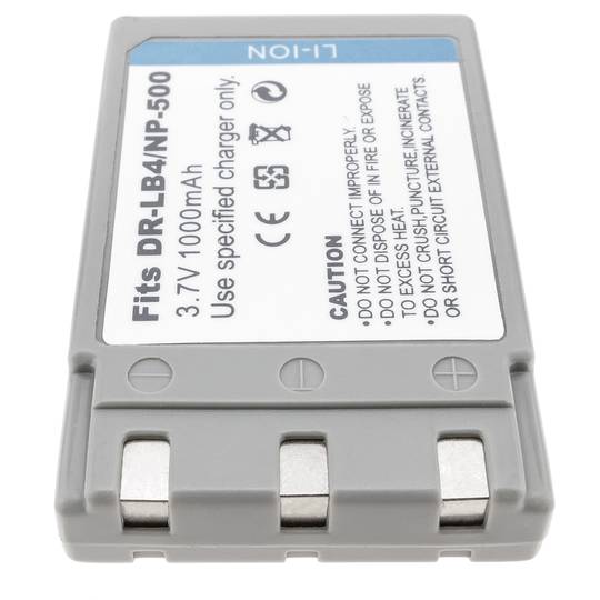 Compatible with Minolta Konika Olympus NP-500 NP-600 DR-LB4 battery