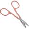 Professional manicure and pedicure set, set of 12 stainless steel accessories, rose gold colour