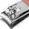 Professional manicure and pedicure set, set of 12 stainless steel accessories, rose gold colour