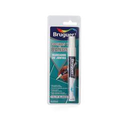 Marcador de juntas para cocinas y baños color blanco 0,4L Bruguer 5198003