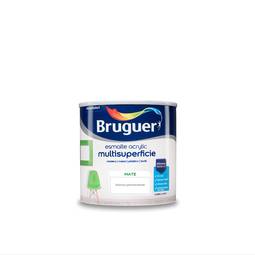 Multi-surface acrylemail met permanent witte finish 0.25L Bruguer 5160685