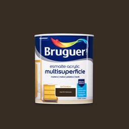Multisurface acrylemail met Toscaanse bruine zijdeglans 0,75L Bruguer 5057500