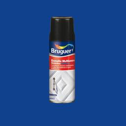 Multi-use enamel spray format with glossy finish luminous blue 0.4L Bruguer 5197983
