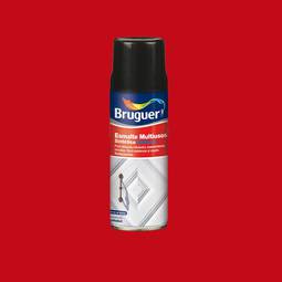 Smalto multiuso formato spray con finitura vermiglio brillante 0,4L Bruguer 5197988