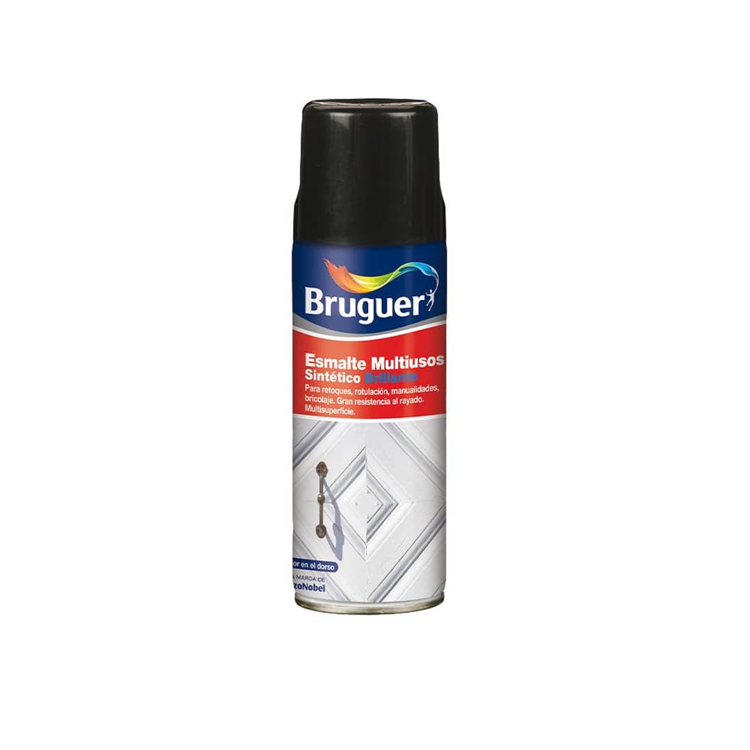 Formato de spray de esmalte multiuso com acabamento branco brilhante 0,4L Bruguer 5197974
