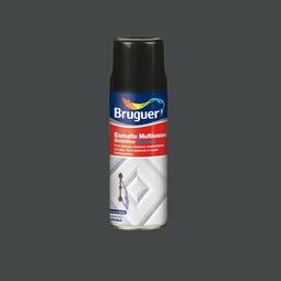Multi-use emaille spray formaat met glanzende afwerking middengrijs 0,4L Bruguer 5197981
