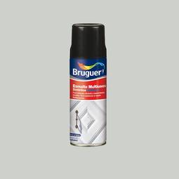 Multi-use enamel spray format with glossy pearl gray finish 0.4L Bruguer 5197987