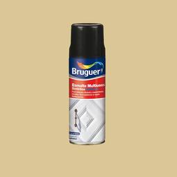 Esmalte multiuso formato spray con acabado brillante marfil 0,4L Bruguer 5197979