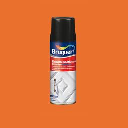 Multi-use enamel spray format with glossy orange finish 0.4L Bruguer 5197986