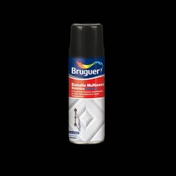 Esmalte multiuso formato spray con acabado brillante negro 0,4L Bruguer 5197989