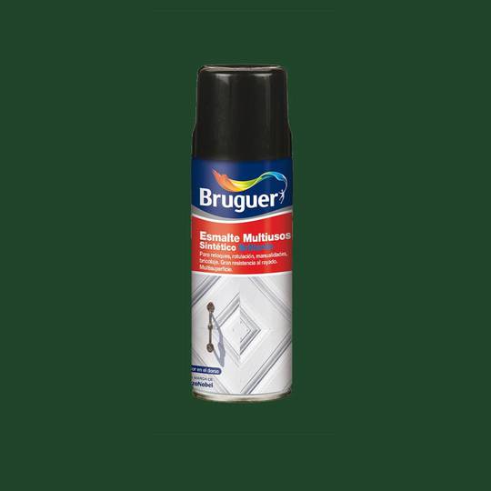 Multi-use enamel spray format with glossy finish May green color 0.4L Bruguer 5197990