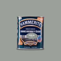 Esmalte Hammerite direto sobre ferro e óxido cinza forja cor 0,75L Bruguer 5093227