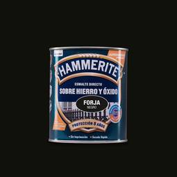 Esmalte Hammerite directo sobre hierro y óxido color forja negro 0,75L Bruguer 5093196