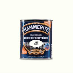 Hammerite enamel direct on iron and smooth white oxide 0.75L Bruguer 5094130