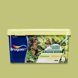 Farba do ścian i sufitów o wykończeniu matowym naturalna zieleń 4L Bruguer 5056892