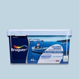 Farba do ścian i sufitów z wykończeniem pośrednim mat niebieski 4L Bruguer 5057207