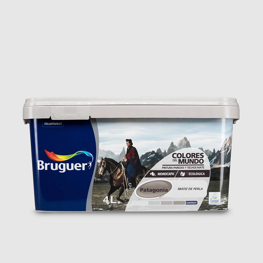 Tinta para paredes e tetos com acabamento mate perolado 4L Bruguer 5246653