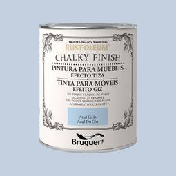 Chalk paint for furniture Rust-Oleum Chalky Finish with matt finish sky blue color 0.750L Bruguer 5397549