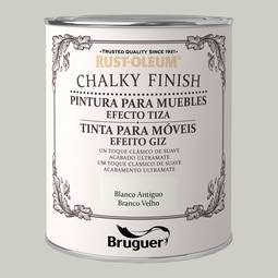 Chalk paint for furniture Rust-Oleum Chalky Finish with matt finish antique white 0.750L Bruguer 5397509