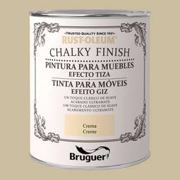 Krijtverf voor meubels Rust-Oleum Chalky Finish met matte creme finish 0.750L Bruguer 5397512