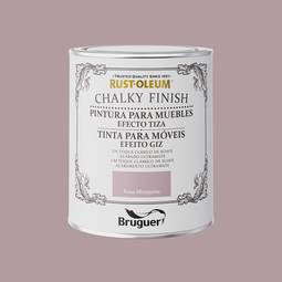 Krijtverf voor meubels Rust-Oleum Chalky Finish met matte finish rozebottelkleur 0.750L Bruguer 5733892