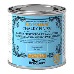 Verniz protetor para móveis Rust-Oleum Chalky Finish com acabamento transparente incolor 0,125L Bruguer 5586552
