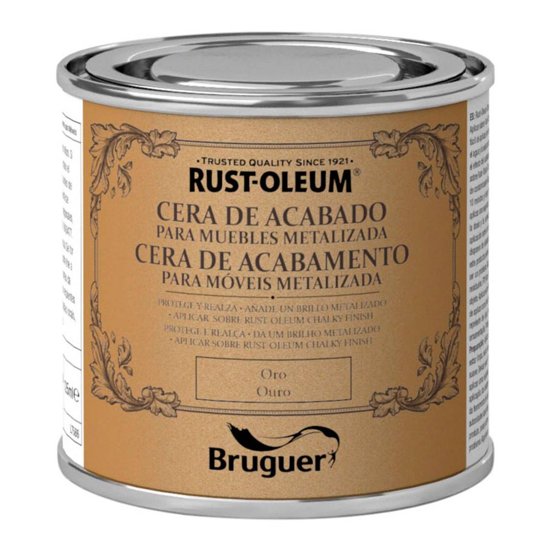 Wosk wykończeniowy do mebli Rust-Oleum Chalky Finish ze złotą kredą 0,125L Bruguer 5397505