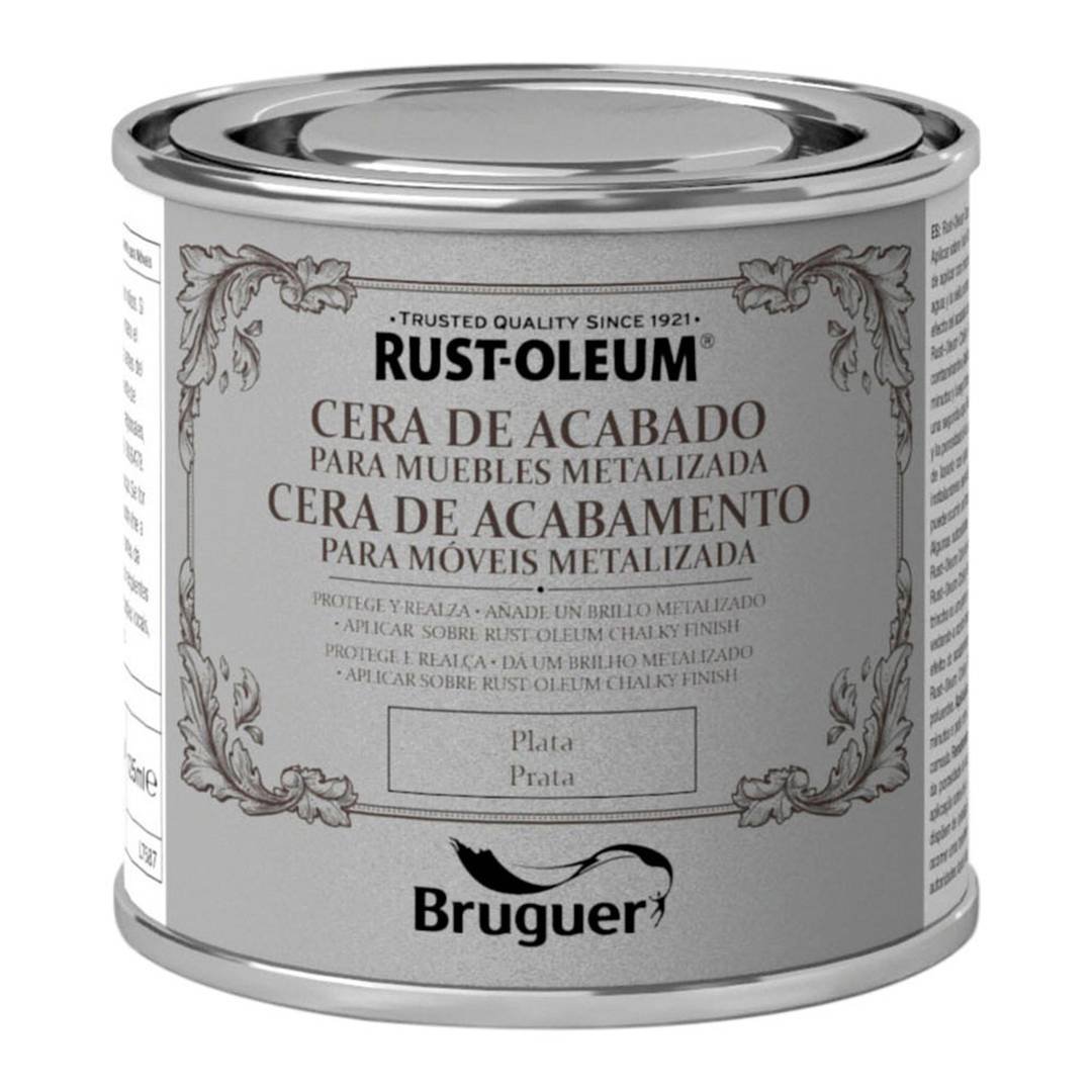 Rust-Oleum Chalky Finish Möbelwachs mit Silberkreide-Finish 0,125 l Bruguer 5397504