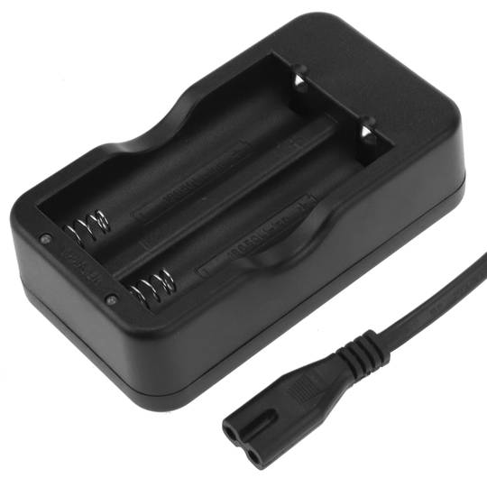220VAC plug-in charger for 18650 Li-Ion batteries