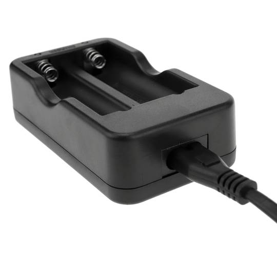 220VAC plug-in charger for 18650 Li-Ion batteries