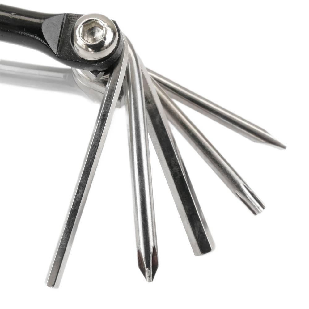 Multi chave de fenda ferramenta allen corrente de bicicleta e rebite