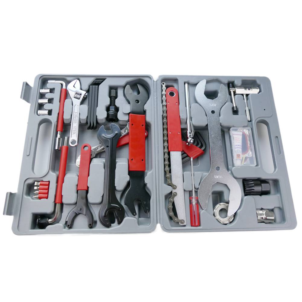 Kit de herramientas para bicicleta de 23 piezas, compatible con caja de  herramientas de reparación de bicicletas, juego de herramientas de