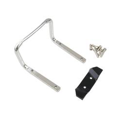 Adaptador de garrafa de água dupla para a prata selim da bicicleta