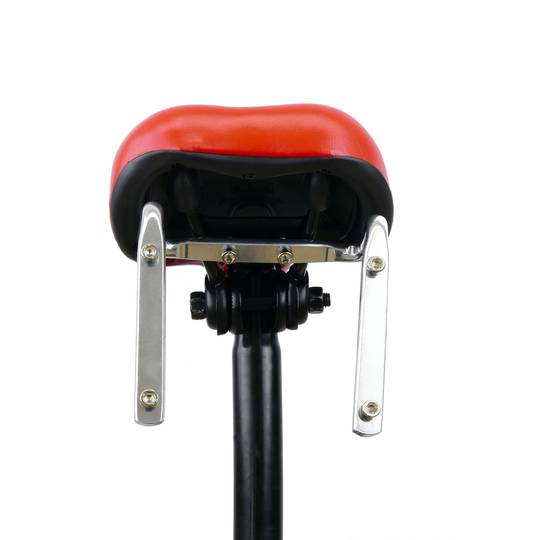 Adaptador de doble cantimplora per selló de bicicleta platejat