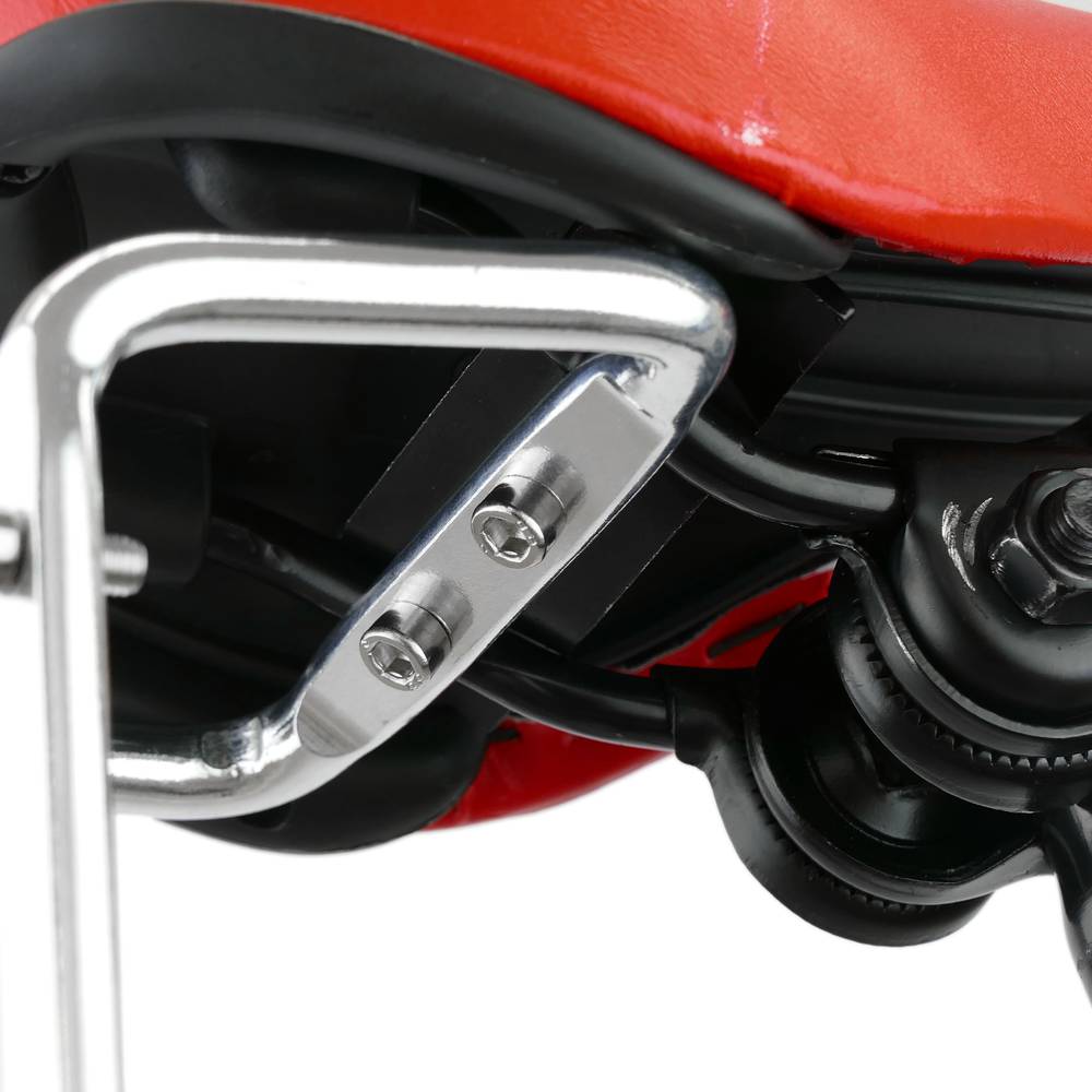 Adaptador de doble cantimplora per selló de bicicleta platejat