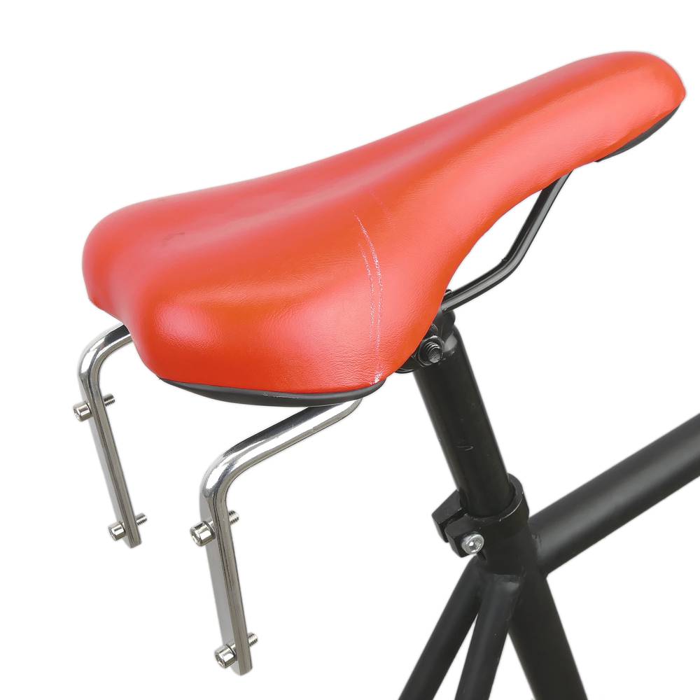 Adaptador de doble cantimplora per selló de bicicleta platejat