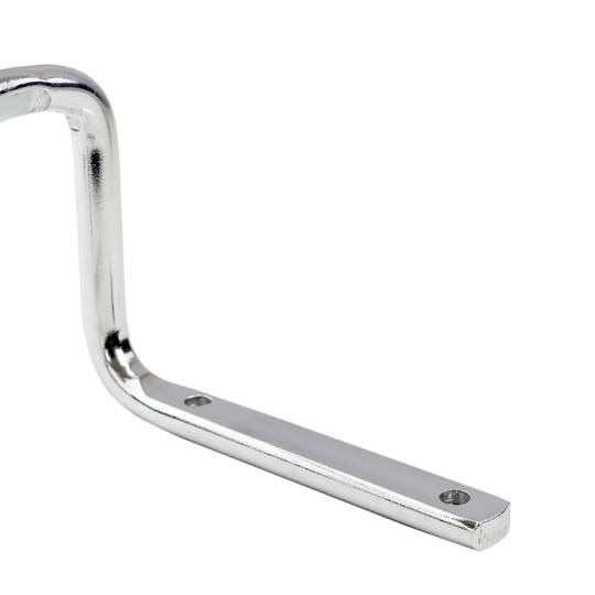Adaptador de doble cantimplora per selló de bicicleta platejat