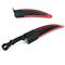 Voor- en achterspatbord voor mountainbike MTB rood