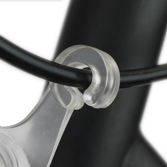 Blauw siliconenlicht voor remkabel en fietszadel