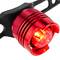 Lumière rouge arrière pour bicyclette avec sangle en caoutchouc