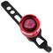 Lumière rouge arrière pour bicyclette avec sangle en caoutchouc