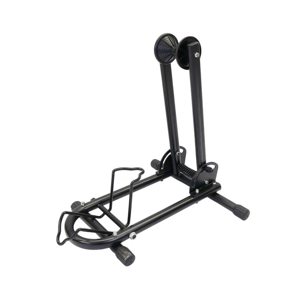 Floor metal mount bike folding and adjustable