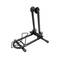 Floor metal mount bike folding and adjustable