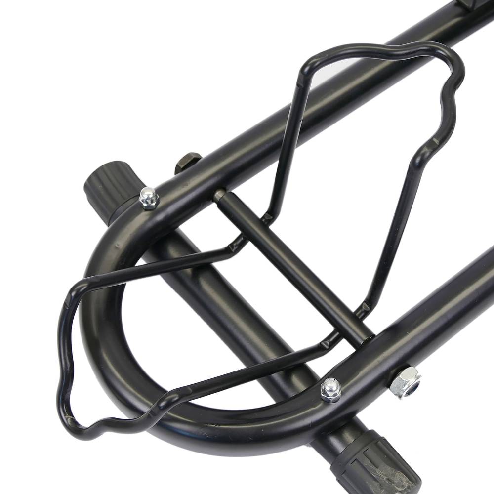 Floor metal mount bike folding and adjustable