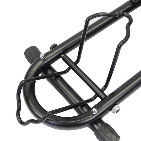 Floor metal mount bike folding and adjustable