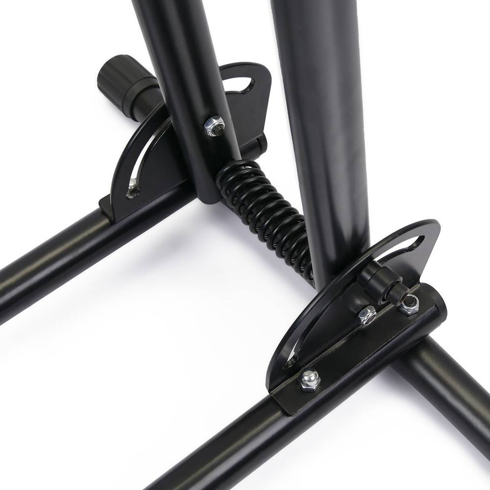 Floor metal mount bike folding and adjustable