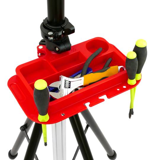 Fietsreparatiestand met configureerbare hoogte van 95 tot 165 cm