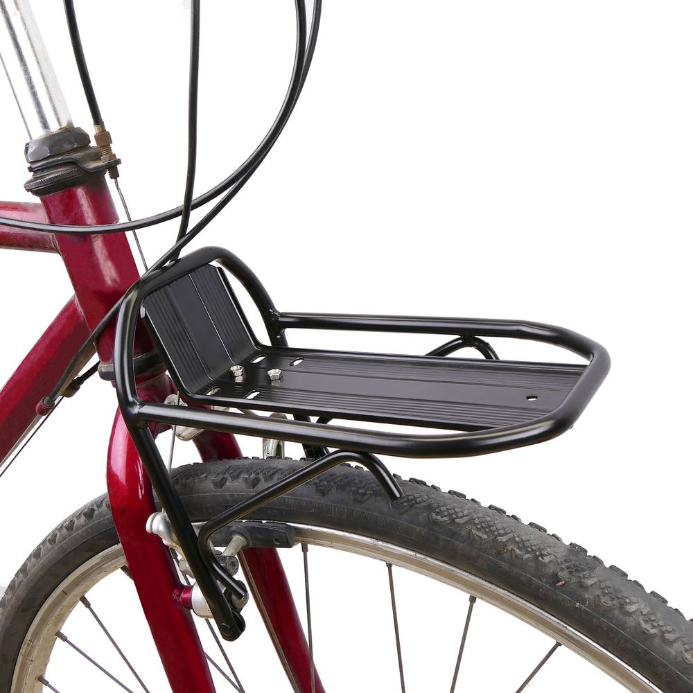 Estructura metálica de portaequipajes delantero para bicicleta - Cablematic