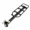 Bicycle rear luggage rack with metal railing 38x14cm
